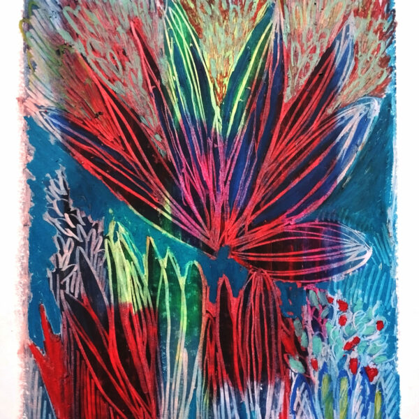 Jardins méditerranéens, sgraffito 14