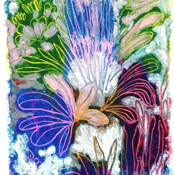 Jardins méditerranéens, sgraffito