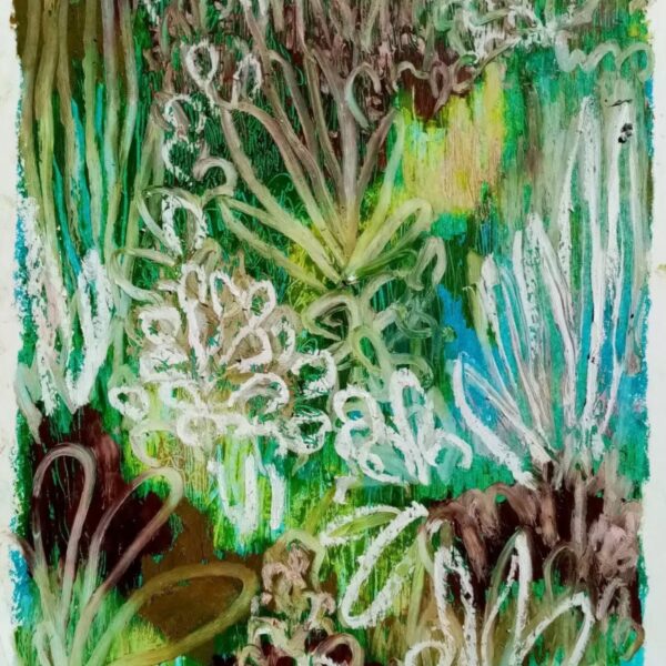 Jardins méditerranéens, sgraffito